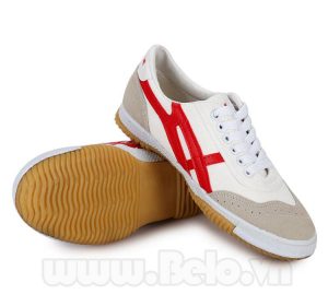 Giày Warior W27 ( bóng chuyền, bóng bàn, cầu lông) trắng đỏ