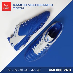 Giày bóng đá Kamito velocidad 3 màu xanh dương chính hãng