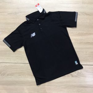 Áo đồng phục thể thao Polo NB001 màu đen mới nhất 2020