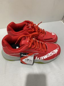 Giày cầu lông bóng chuyền kawasaki màu đỏ mẫu mới năm 2022